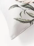 Westwing Collection Пододеяльник Blossom из хлопкового сатина, Ш 135 × Д 200 см, Светлый серый — фото 6