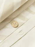 Westwing Collection Пододеяльник Chase из хлопка ренфорсе молочно-белый — фото 7