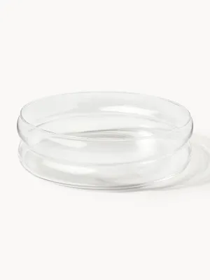 Миска для подачи Bubbly Westwing Collection, выдувное стекло, прозрачная, 25 см