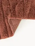 Westwing Collection Коврик для ванной Bailey пушистый, Ш 50 × Д 70 см, Терракота — фото 8