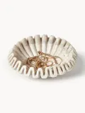 Westwing Collection Миска декоративная из мрамора Santorini, диаметр 18 см, Ø 18 × В 7 см, Коричневый мрамор — фото 4