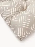 Westwing Collection Подушка на стул Milano уличная, Ш 40 × Д 40 см, Бежевый — фото 4