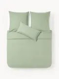 Westwing Collection Пододеяльник Elsie, Ш 135 × Д 200 см, Шалфейный зелёный — фото 8