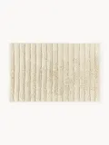 Westwing Collection Коврик для ванной Bailey пушистый, Ш 50 × Д 70 см, Приглушённый белый — фото 1