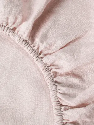 Westwing Collection Простыня Airy на резинке из льна, 160х200 см