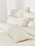 Westwing Collection Пододеяльник Saige из муслина, Ш 135 × Д 200 см, Светлый бежевый — фото 1