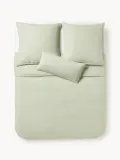 Westwing Collection Пододеяльник Airy льняной светло-зеленый — фото 6