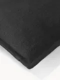 Westwing Collection Наволочка декоративная Vicky, Ш 50 × Д 50 см, Чёрный — фото 4