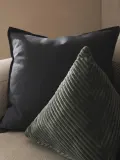 Westwing Collection Наволочка декоративная Vicky, Ш 50 × Д 50 см, Тёмный серый — фото 5