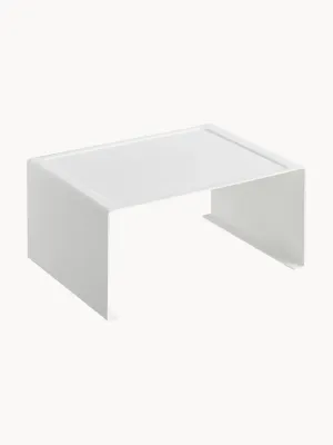 Yamazaki Полка кухонная Tower из стали, белая, 31 см