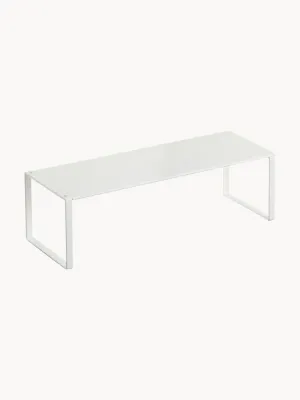 Yamazaki Обувница раздвижная Frame из стали с порошковой окраской, ширина 34-60 см, высота 10 см, белая
