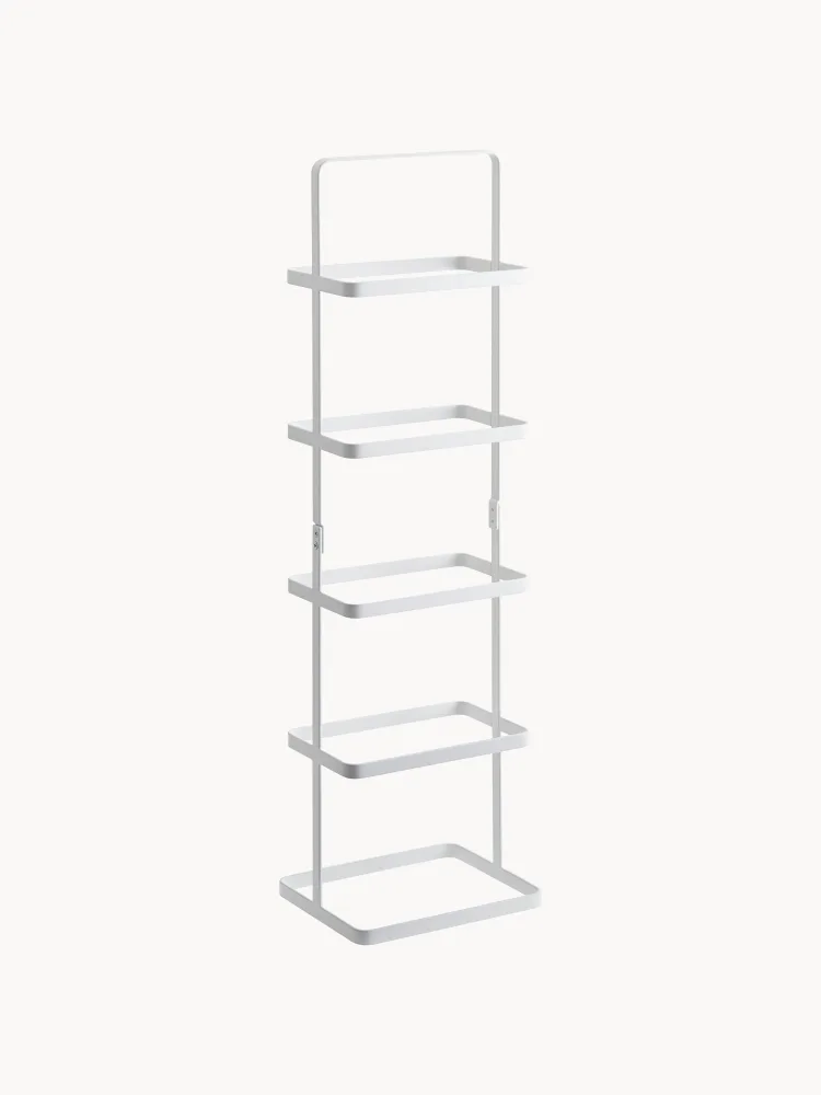 Yamazaki Обувница узкая вертикальная Tower из стали с порошковой окраской, 22х78х18 см, белая