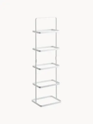 Yamazaki Обувница узкая вертикальная Tower из стали с порошковой окраской, 22х78х18 см, белая