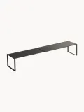 Yamazaki Обувница раздвижная Frame из стали с порошковой окраской, ширина 34-60 см, высота 10 см, чёрная — фото 3