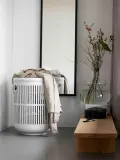 Zone Denmark Корзина для белья Ume со съемной крышкой, Ø 41 × В 55 см, Белый — фото 4