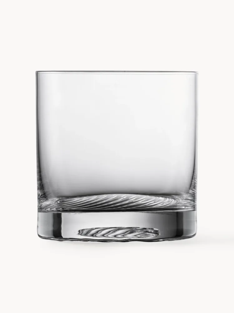 Zwiesel Glas Набор стаканов для виски Echo из хрустального стекла Tritan, 4 шт., 390 мл