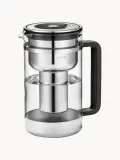 Фильтр-кувшин для воды Aarke Purifier из стекла и нержавеющей стали, объём 2,8 л, 21х25х14 см, серебристый — фото 3