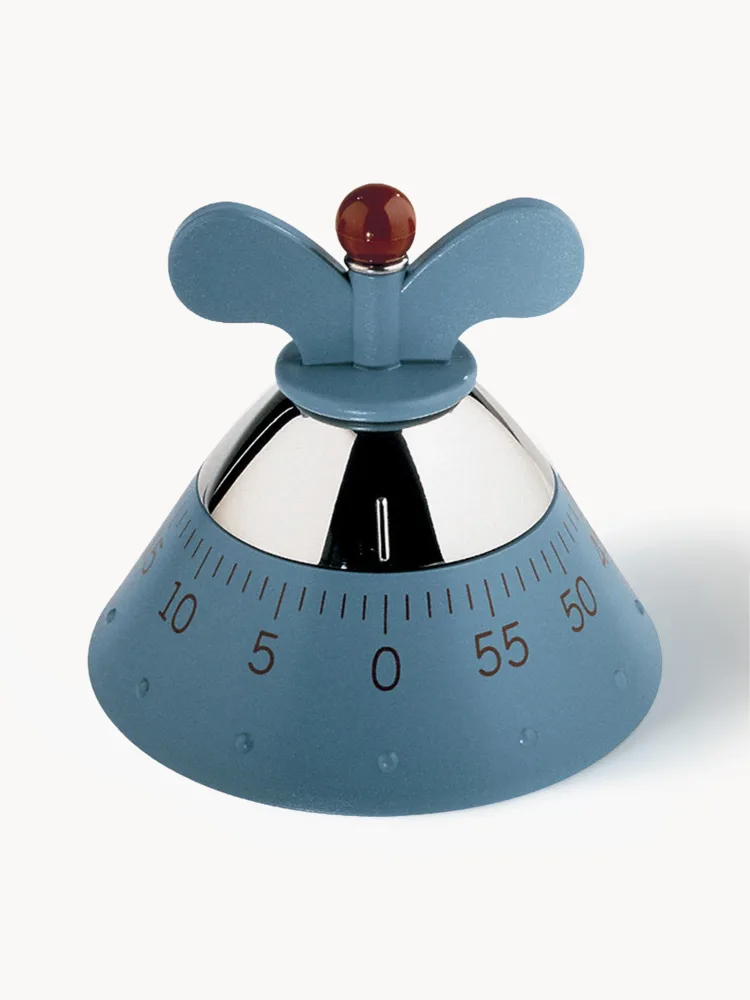 Alessi Таймер кухонный Happy, серо-голубой