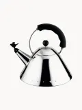 Alessi Чайник со свистком Bird из нержавеющей стали, 2 л, для всех типов плит, серебристый с чёрным — фото 2