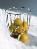 Alessi Корзина для фруктов Simple, металлическая, разные размеры — фото 4