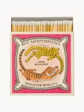 ARCHIVIST Спички в декоративной коробке Chasing Big Cats, 125 штук, коробка розовая с оранжевым, 11 см — фото 1