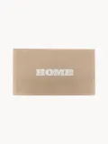 Коврик придверный Beige Home с надписью, для дома и улицы, из ПВХ, 40х70 см, бежевый — фото 1
