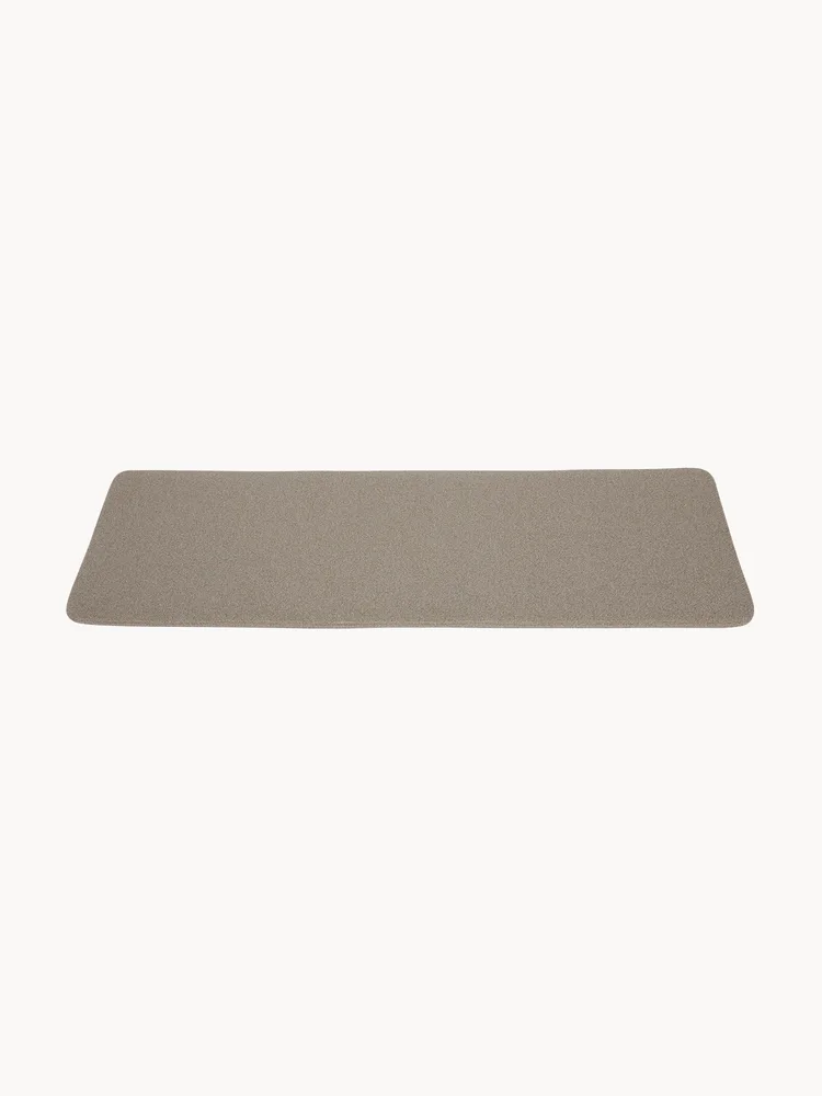 Aytm Подушка на скамью Curva из ткани букле, Ш 32 × Д 96 см, Greige