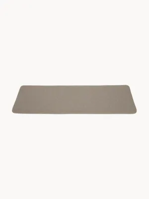 Aytm Подушка на скамью Curva из ткани букле, Ш 32 × Д 96 см, Greige