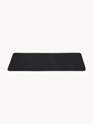 Aytm Подушка на скамью Curva из ткани букле, Ш 32 × Д 96 см, Чёрный