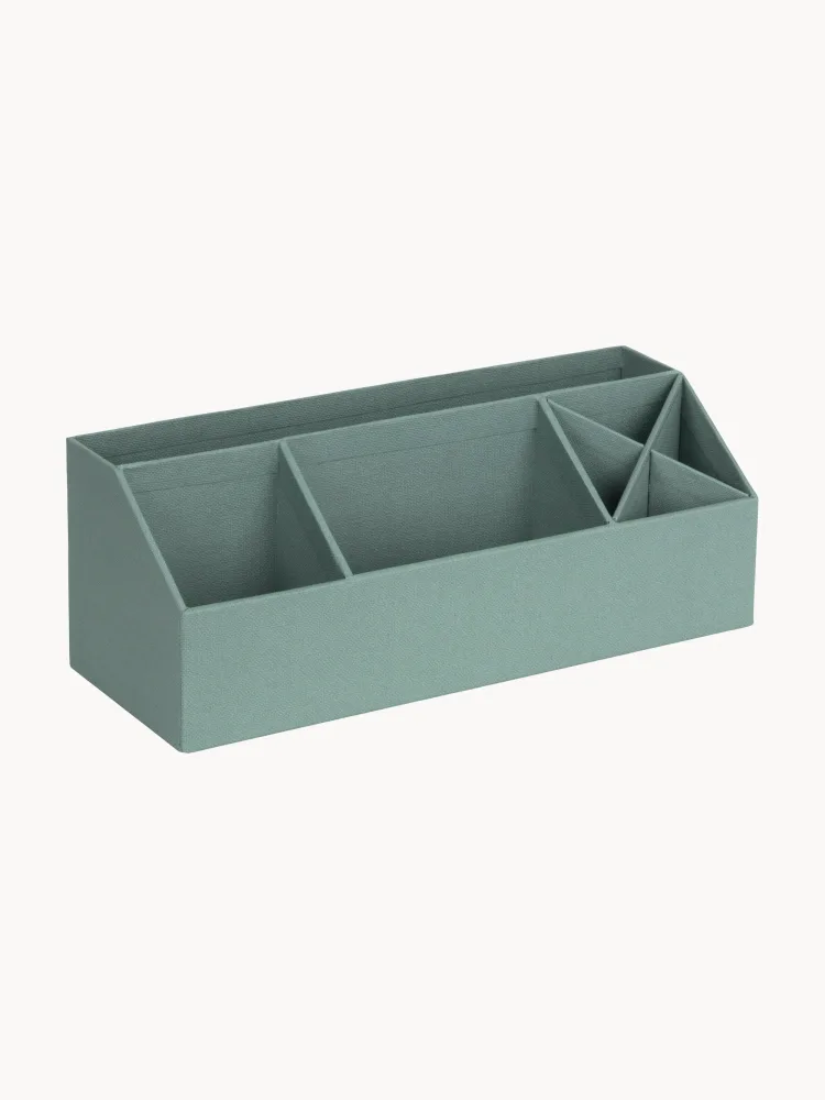 Bigso Box of Sweden Органайзер настольный Elisa на 7 отделений, ширина 33 см, Ш 33 × В 13 см, Бирюзовый