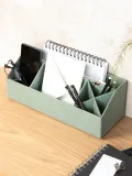 Bigso Box of Sweden Органайзер настольный Elisa на 7 отделений, ширина 33 см, Ш 33 × В 13 см, Бирюзовый — фото 5