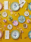 Bitossi Home Тарелка глубокая из фарфора Botanica ручной работы — фото 3