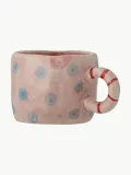 Bloomingville Mini Кружка детская Nini из каменной керамики, 100 мл, диаметр 7 см, с розово-голубым узором — фото 2