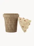 Bloomingville Mini Корзина для хранения Cillie с крышкой — фото 4