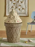 Bloomingville Mini Корзина для хранения Cillie с крышкой — фото 5