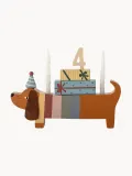 Bloomingville Mini Подсвечник детский Charlie на 2 свечи с цифрами от 0 до 9, дерево лотоса и МДФ, 28 х 14 х 5 см — фото 3