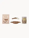 Bloomingville Mini Набор игрушек Charlie для игры в заботу о собаке, 3 предмета из МДФ, 15х10 см, светло-розовый — фото 2
