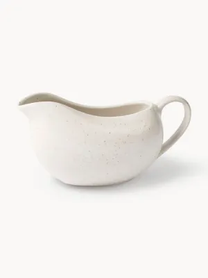 Broste Copenhagen Соусник Nordic Vanilla ручной работы из каменной керамики