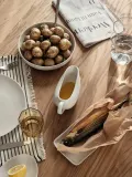 Broste Copenhagen Соусник Nordic Vanilla ручной работы из каменной керамики — фото 2