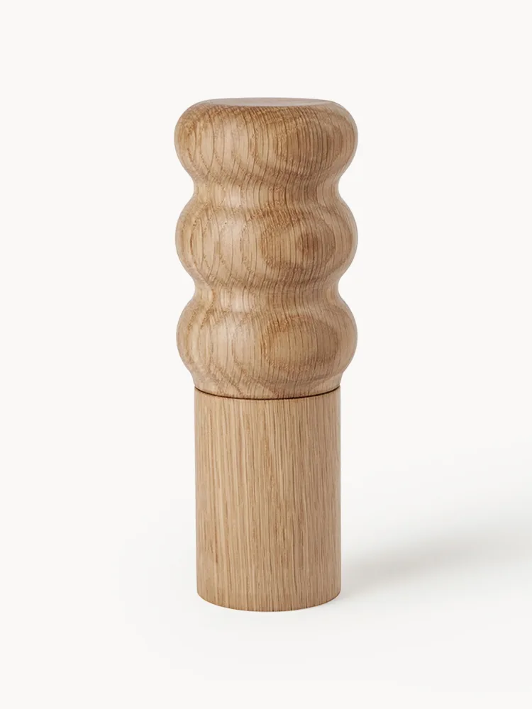 Мельница для специй Broste Copenhagen Edgar из дуба, Ø 6 × В 20 см, Светлое дерево