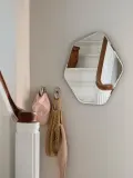 Broste Copenhagen Вешалка настенная Roberta, крючок, Ш 4 × В 10 см, Серебристый — фото 3