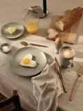Broste Copenhagen Набор тарелок больших Nordic Marsh ручной работы, 4 предмета — фото 3
