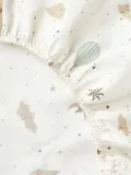 Cam Cam Copenhagen Простыня на резинке в детскую кроватку Dreamland из хлопка, 60×120 см, глубина 15 см, молочно-белая — фото 6