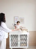 Cam Cam Copenhagen Матрас для пеленания Camel с высокими бортиками и чехлом из органического хлопка, 49х63х8 см, бежевый — фото 2