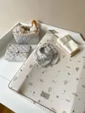 Cam Cam Copenhagen Чехол для пеленального матраса Dreamland из органического хлопка водоотталкивающий, 50х65 см, молочно-белый — фото 2