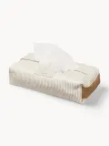 Cam Cam Copenhagen Чехол для влажных салфеток Camel из хлопка, 25х17 см, коричневый с кремовым — фото 1