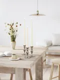 Набор светодиодных свечей Deluxe Home Art Real Flame, 2 предмета, В 38 см, Кремово-белый — фото 2