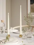 Набор светодиодных свечей Deluxe Home Art Real Flame, 2 предмета, В 38 см, Кремово-белый — фото 3