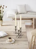 Набор светодиодных свечей Deluxe Home Art Real Flame, 2 предмета, В 24 см, Кремово-белый — фото 2