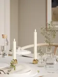 Набор светодиодных свечей Deluxe Home Art Real Flame, 2 предмета, В 24 см, Кремово-белый — фото 3